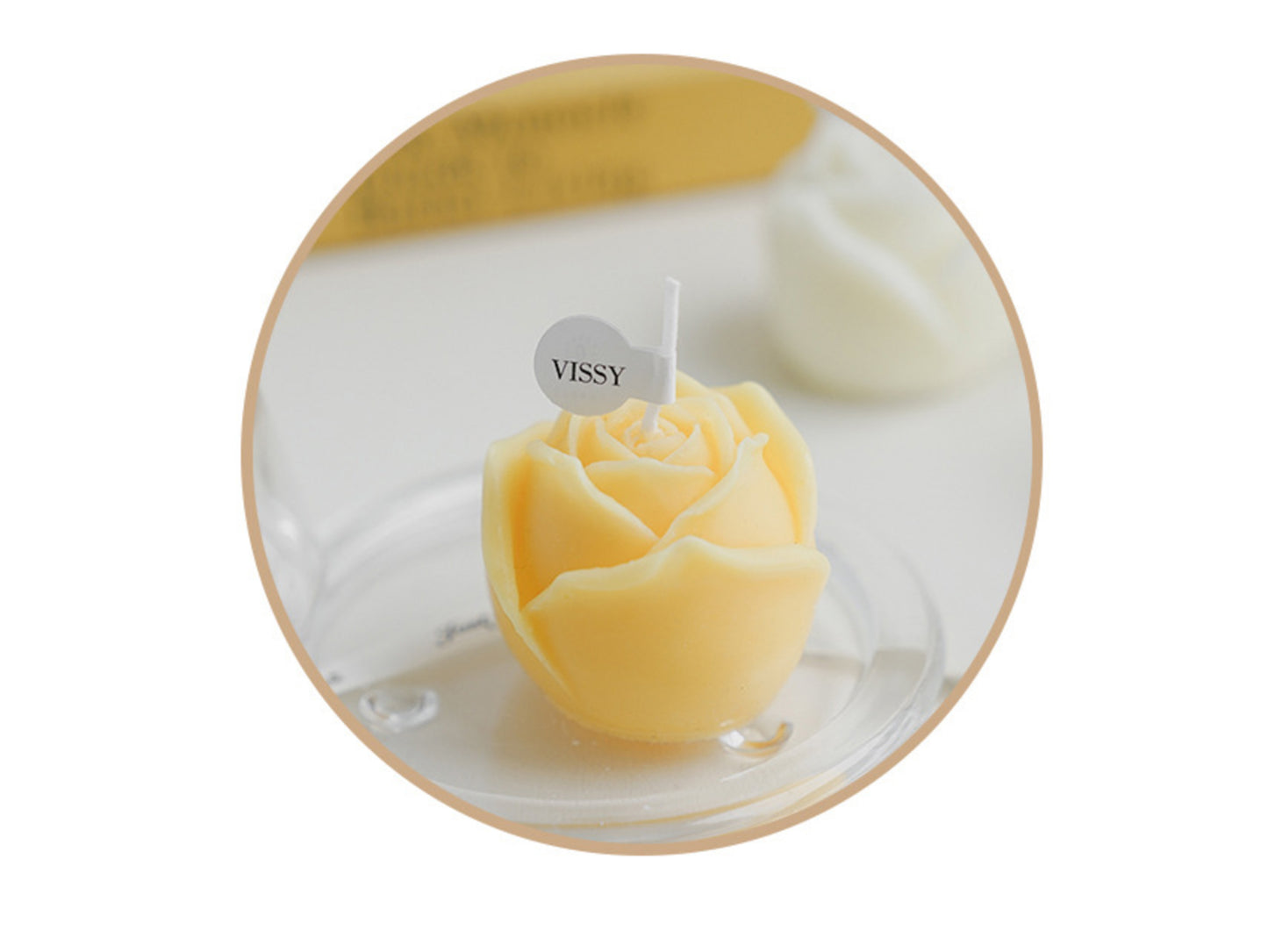 Rose Candle