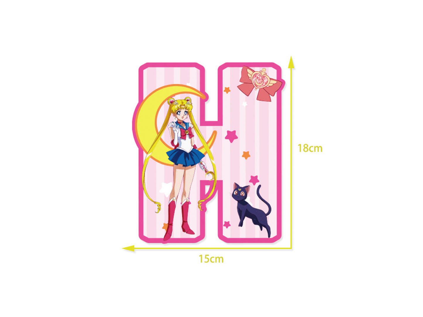 Sailor Moon Birthday Banners, Sailor Moon Balloons, Sailor Moon Cake Toppers