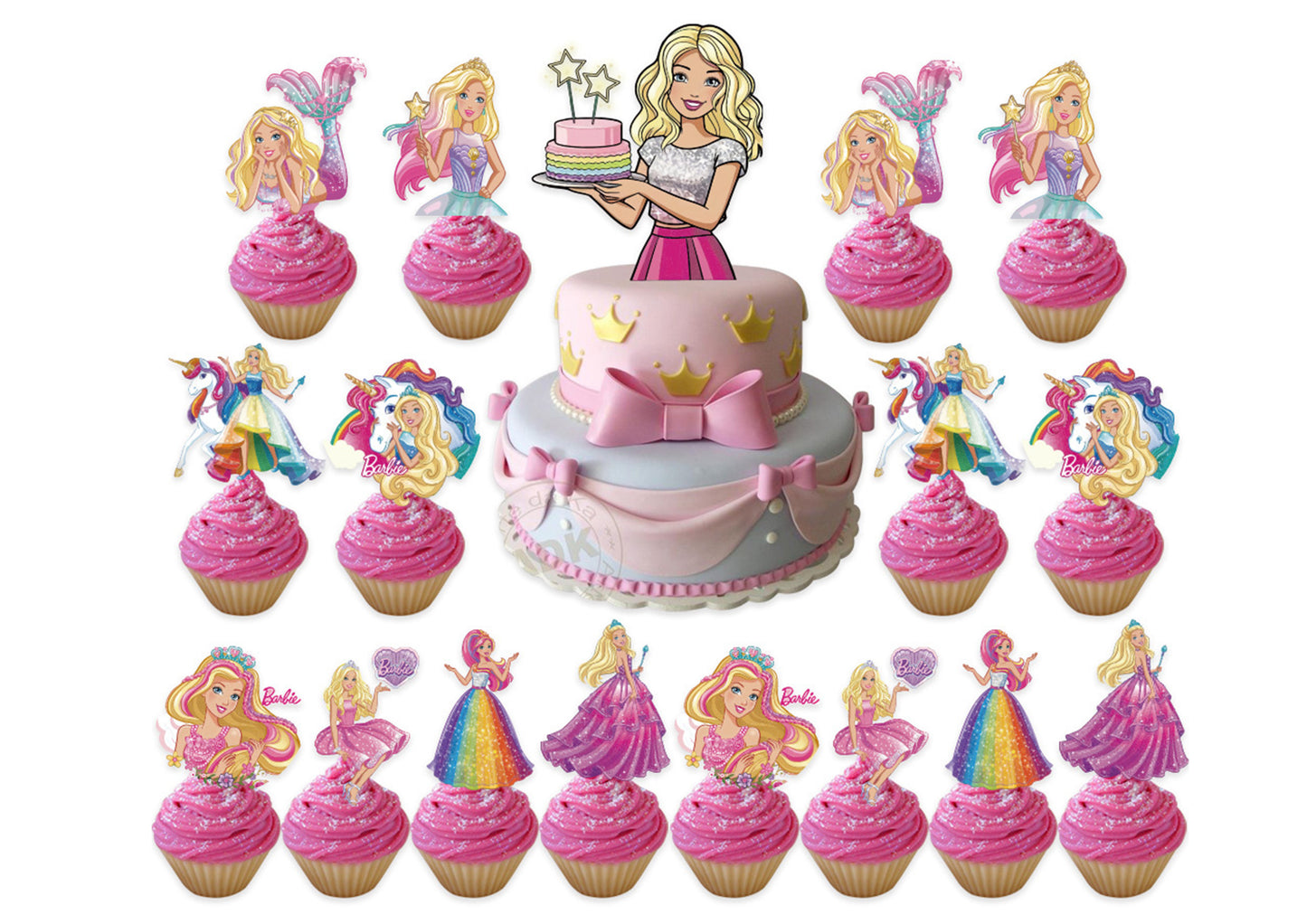 Barbie Cake Toppers