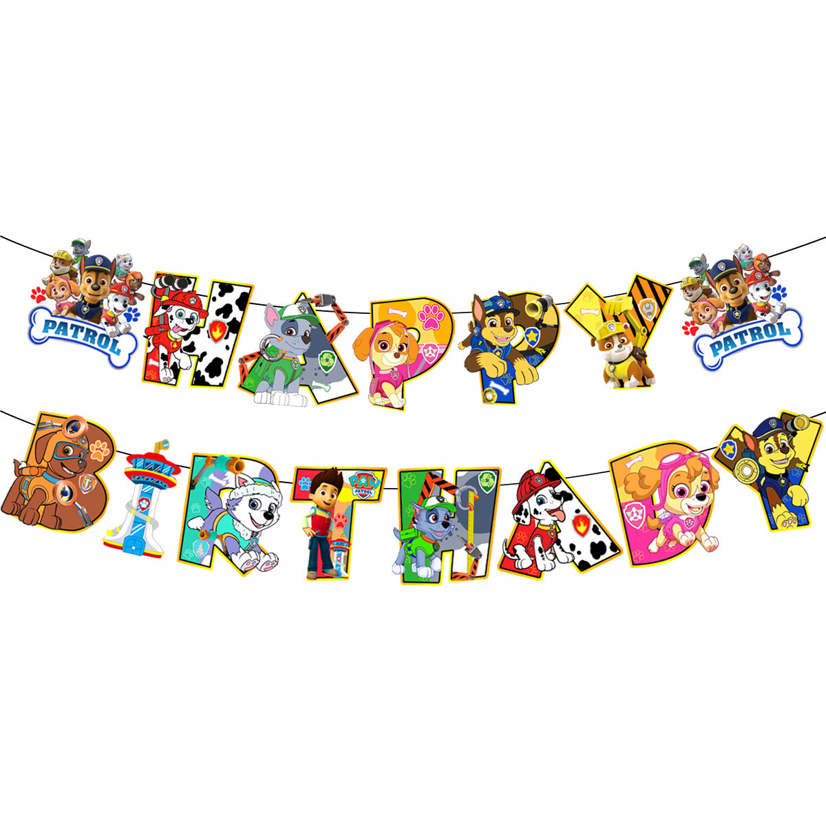 PAW Patrol Birthday Banner