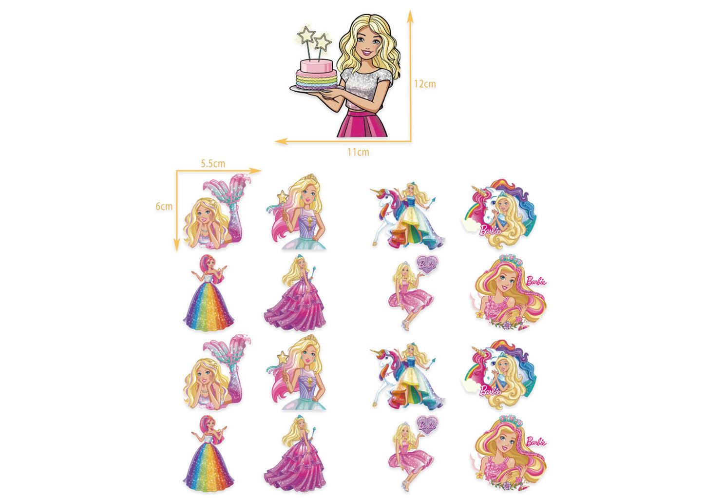 Barbie Cake Toppers