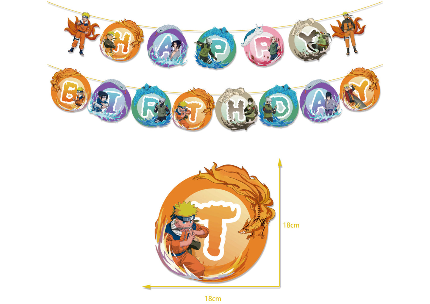 Naruto Birthday Banners