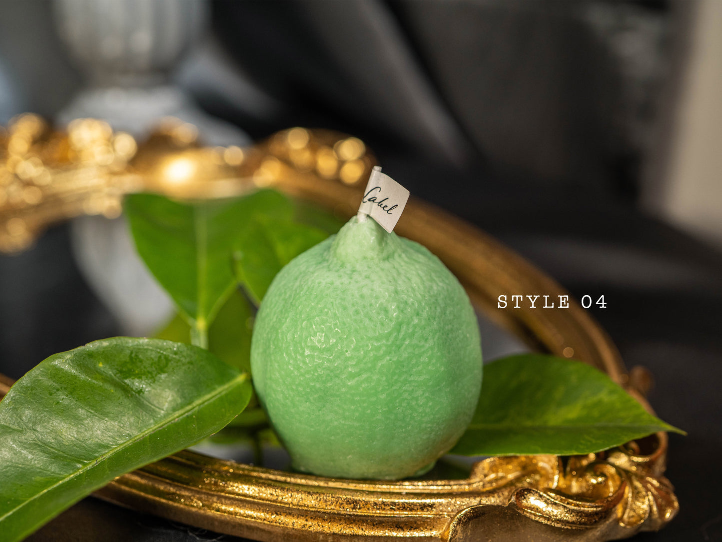Handmade Lime Scented Candles, Green Lemon Soy Wax Candles