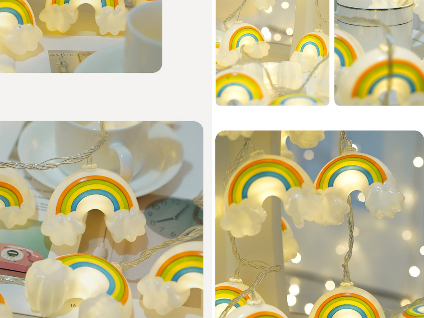 Rainbow Fairy String Lights