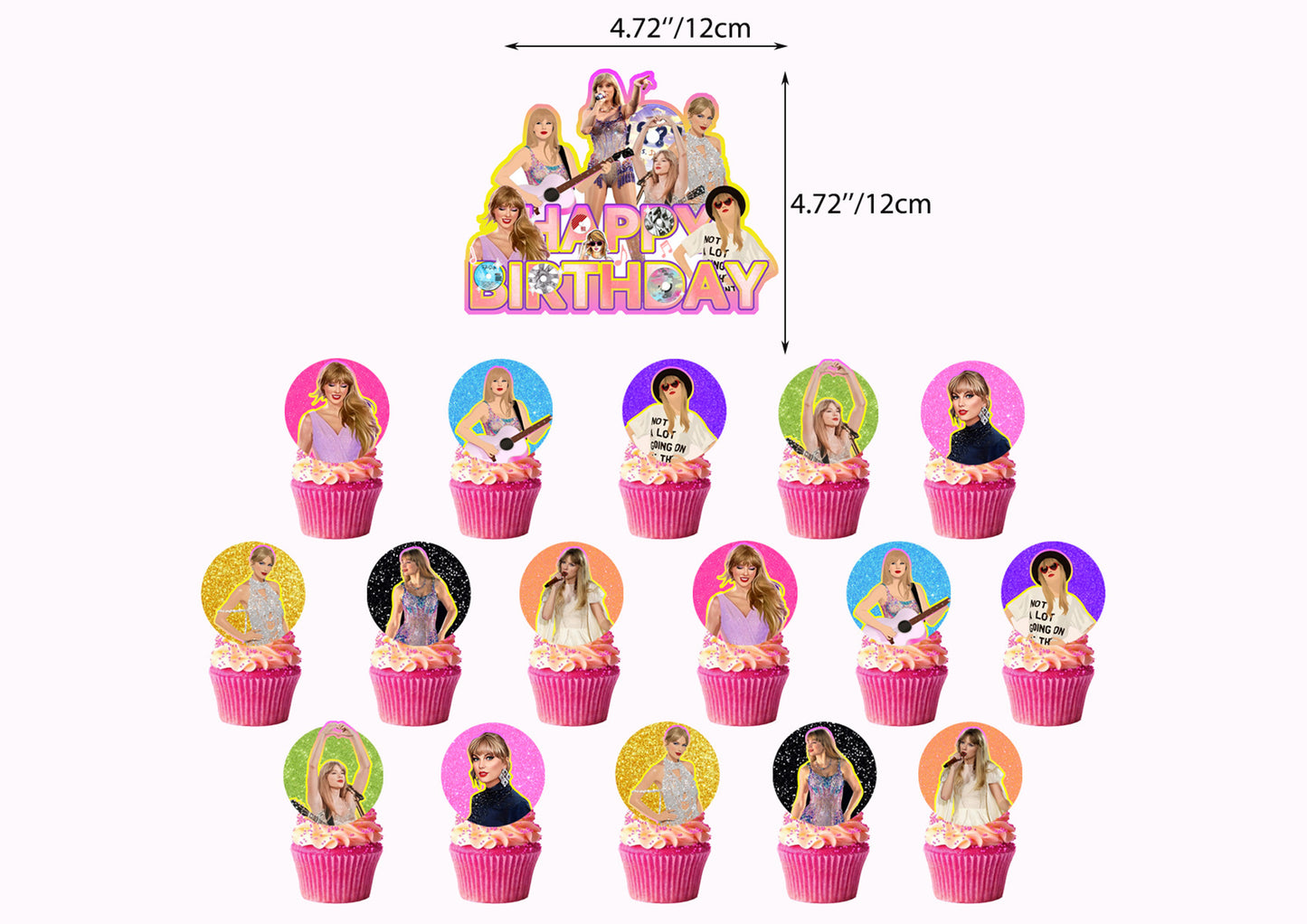 Taylor Swift Custom Swifties Birthday Banners, Taylor Swift Balloons, Taylor Swift Cake Toppers, Taylor Swiftie Merch
