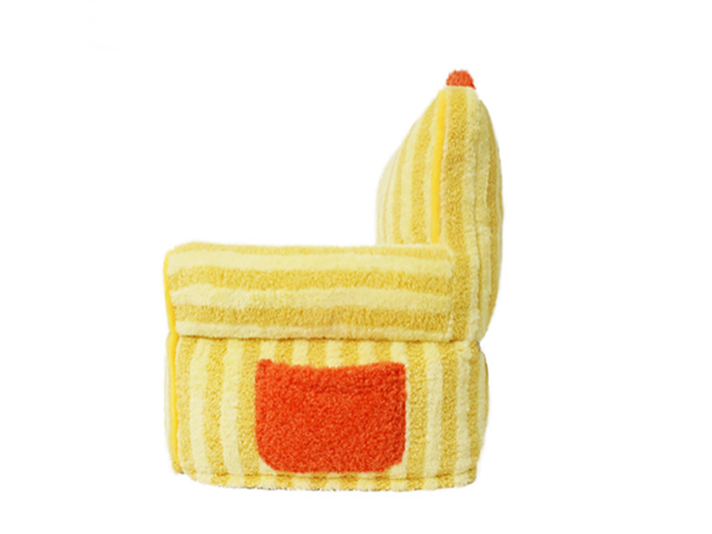 Yello Cat Puppy Sofa Bed, Plush Pet Lounger Couch, Warm Cuddler Soft Pet Chair