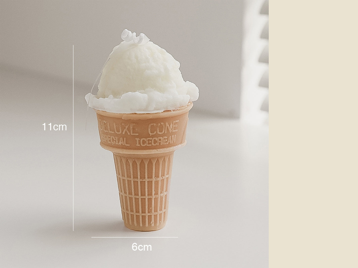 Handmade Ice Cream Shaped Scented Candles, Ice-cream Soy Wax Candle