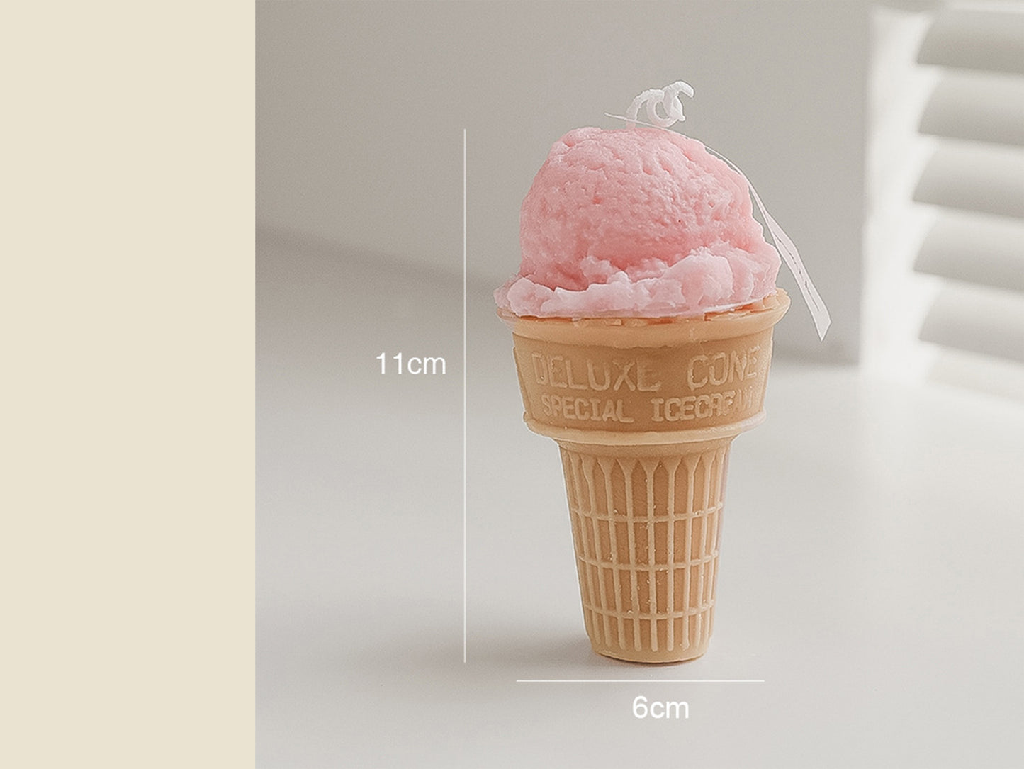 Handmade Ice Cream Shaped Scented Candles, Ice-cream Soy Wax Candle