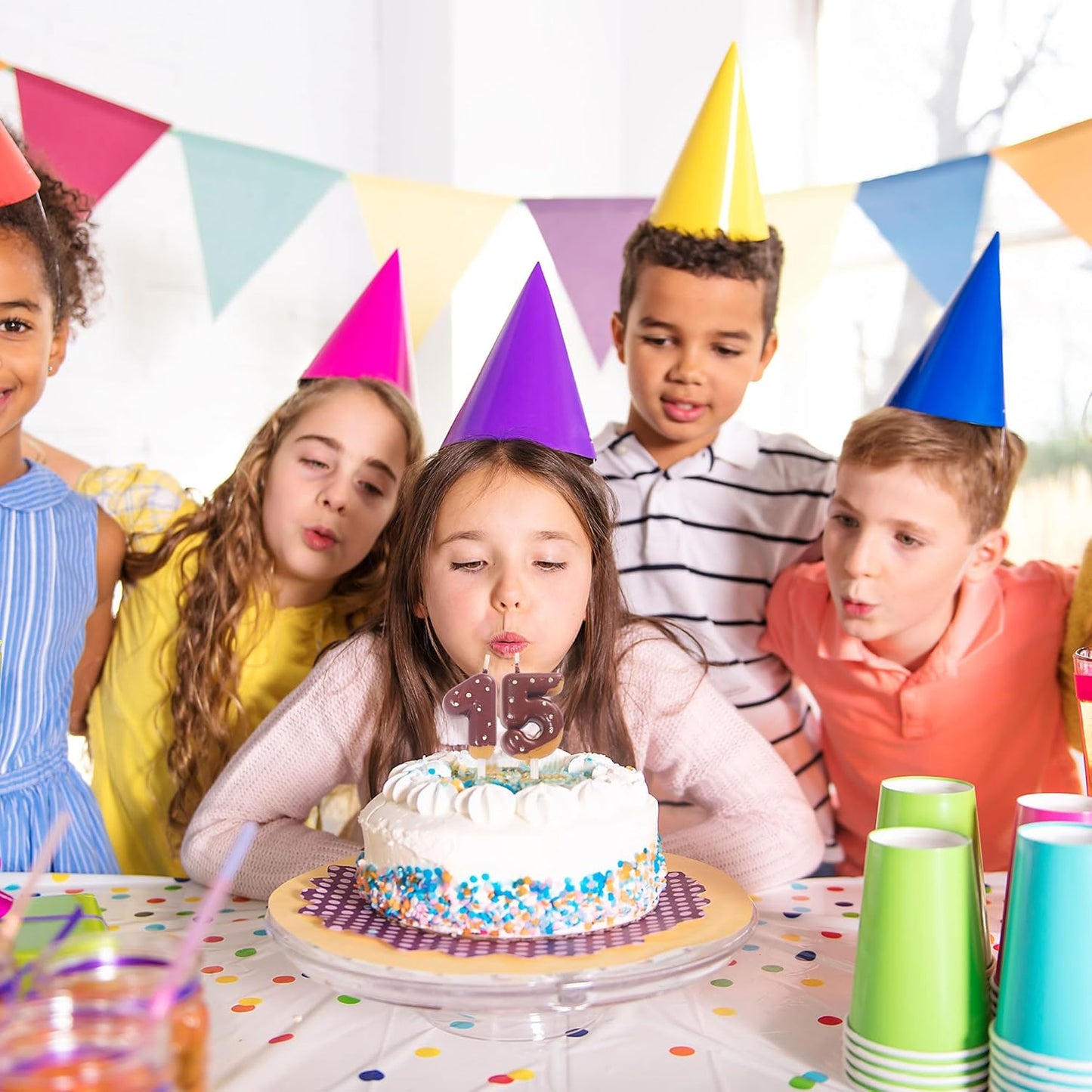Donuts Chocolate Number Birthday Candles