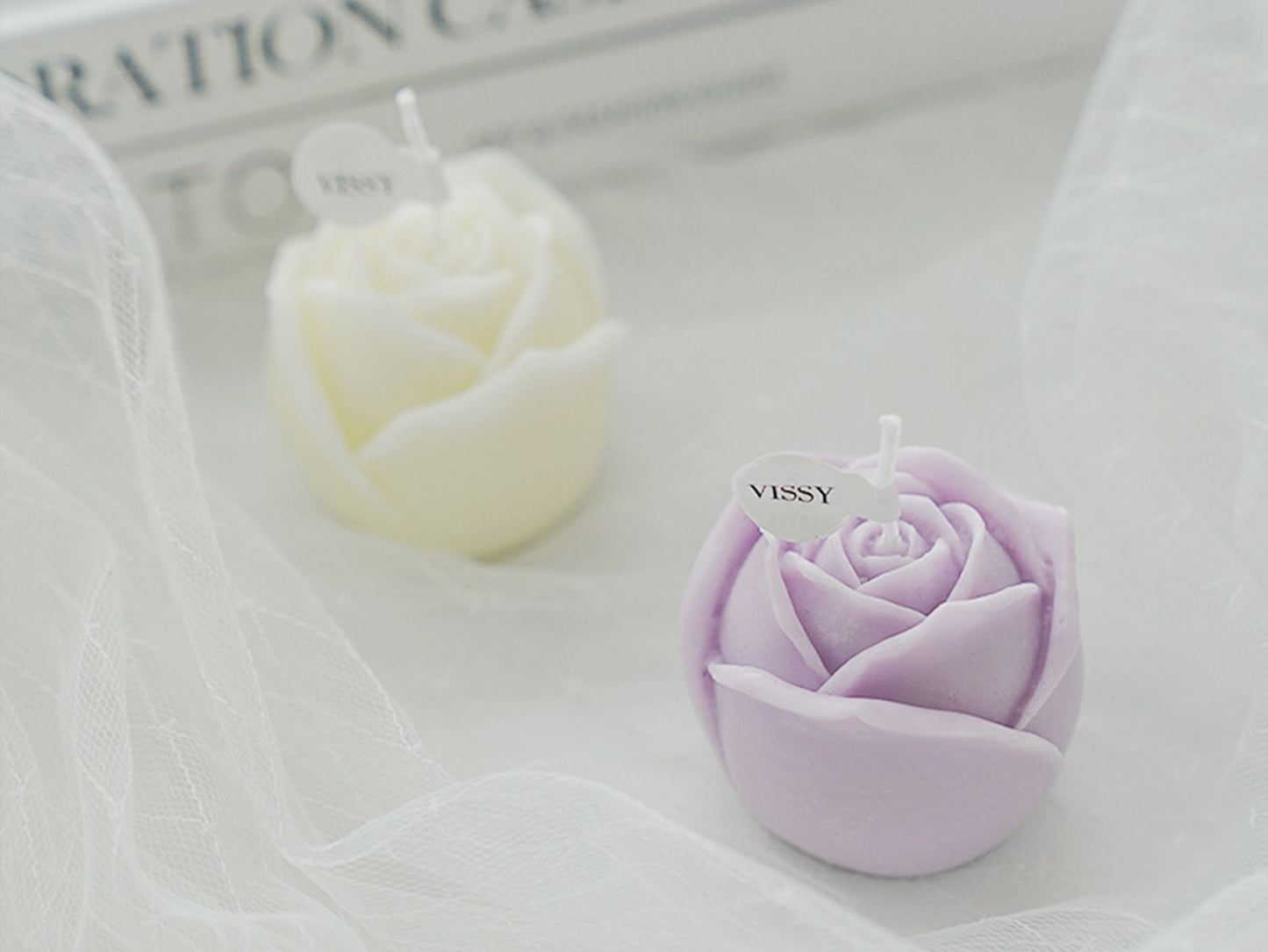 Rose Candle