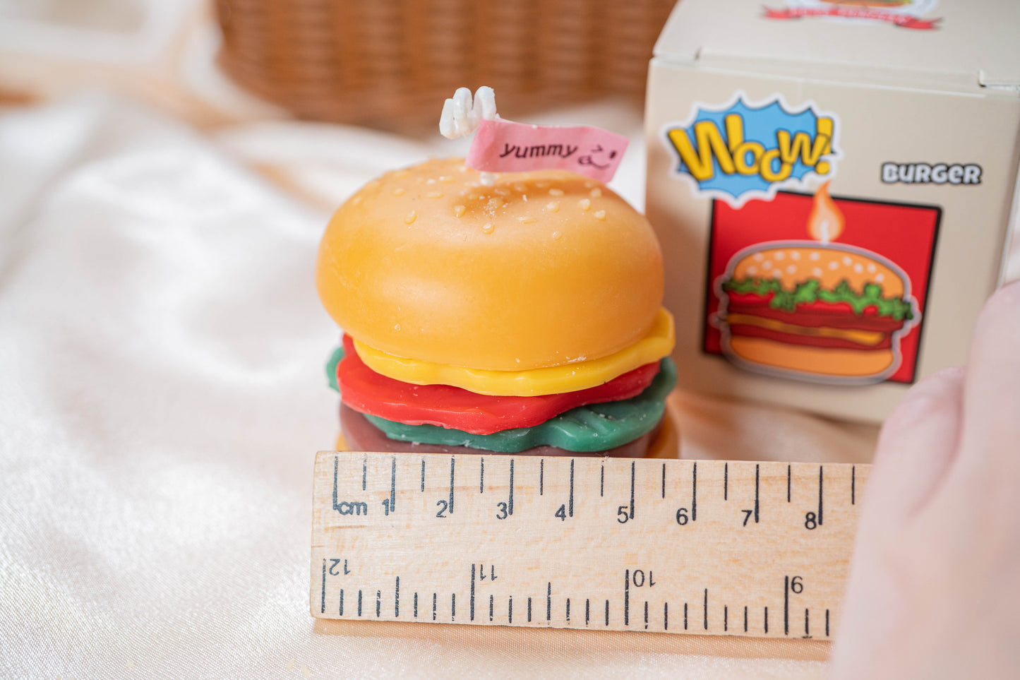 Burger Shaped Candles, Soy Wax Scented Candles