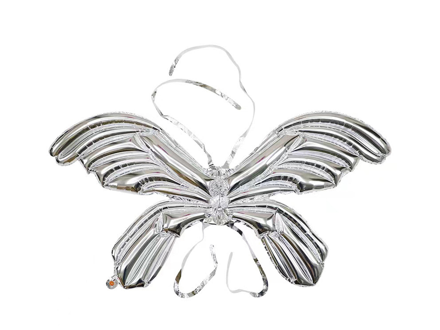 2pcs Silver Angel Wings Balloons, Butterfly Fairy Wings Balloons