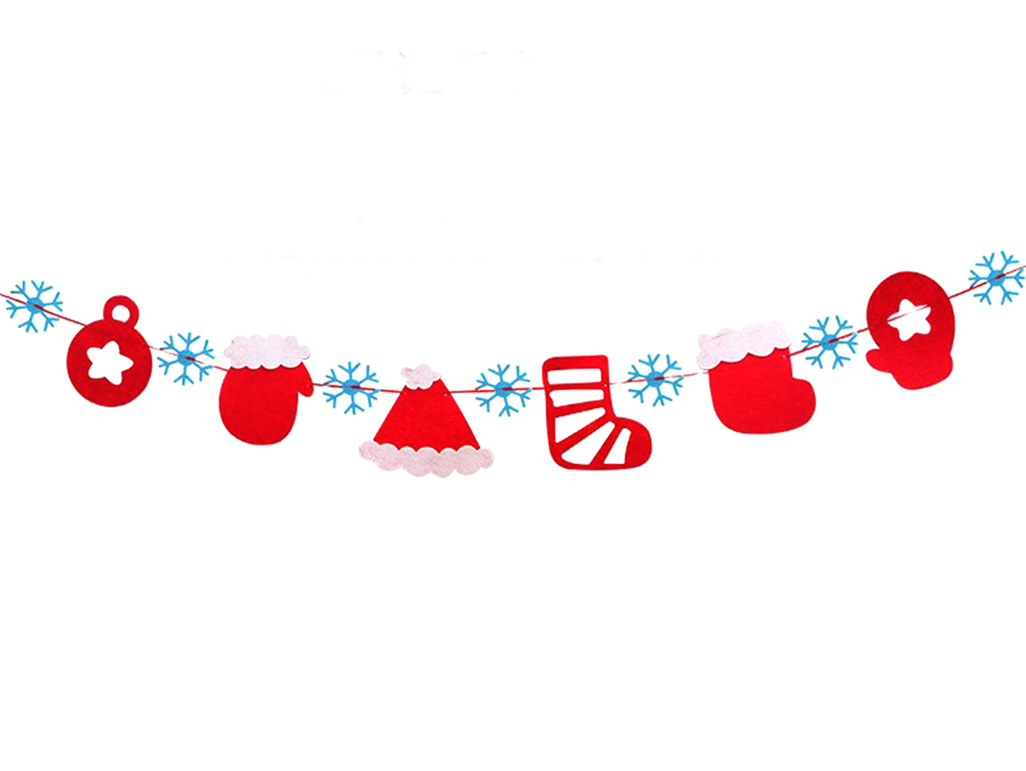 Felt Christmas Banner, Christmas Sock Bunting