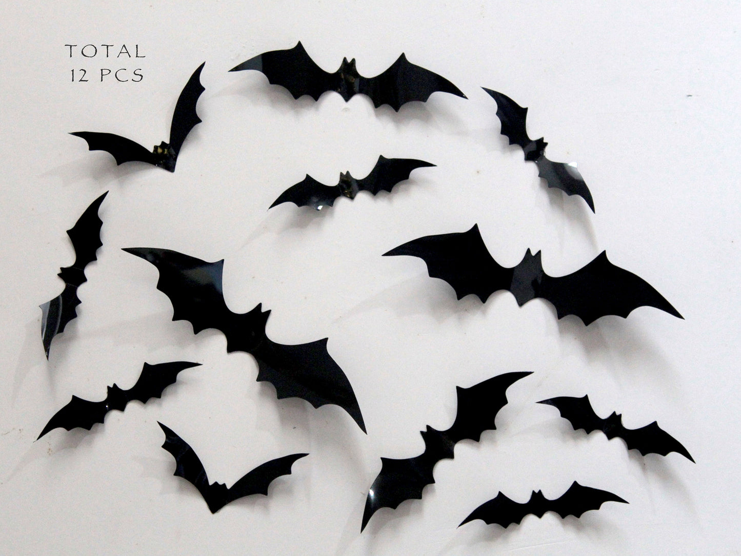 3D Bats Wall Decor, Halloween Decorations