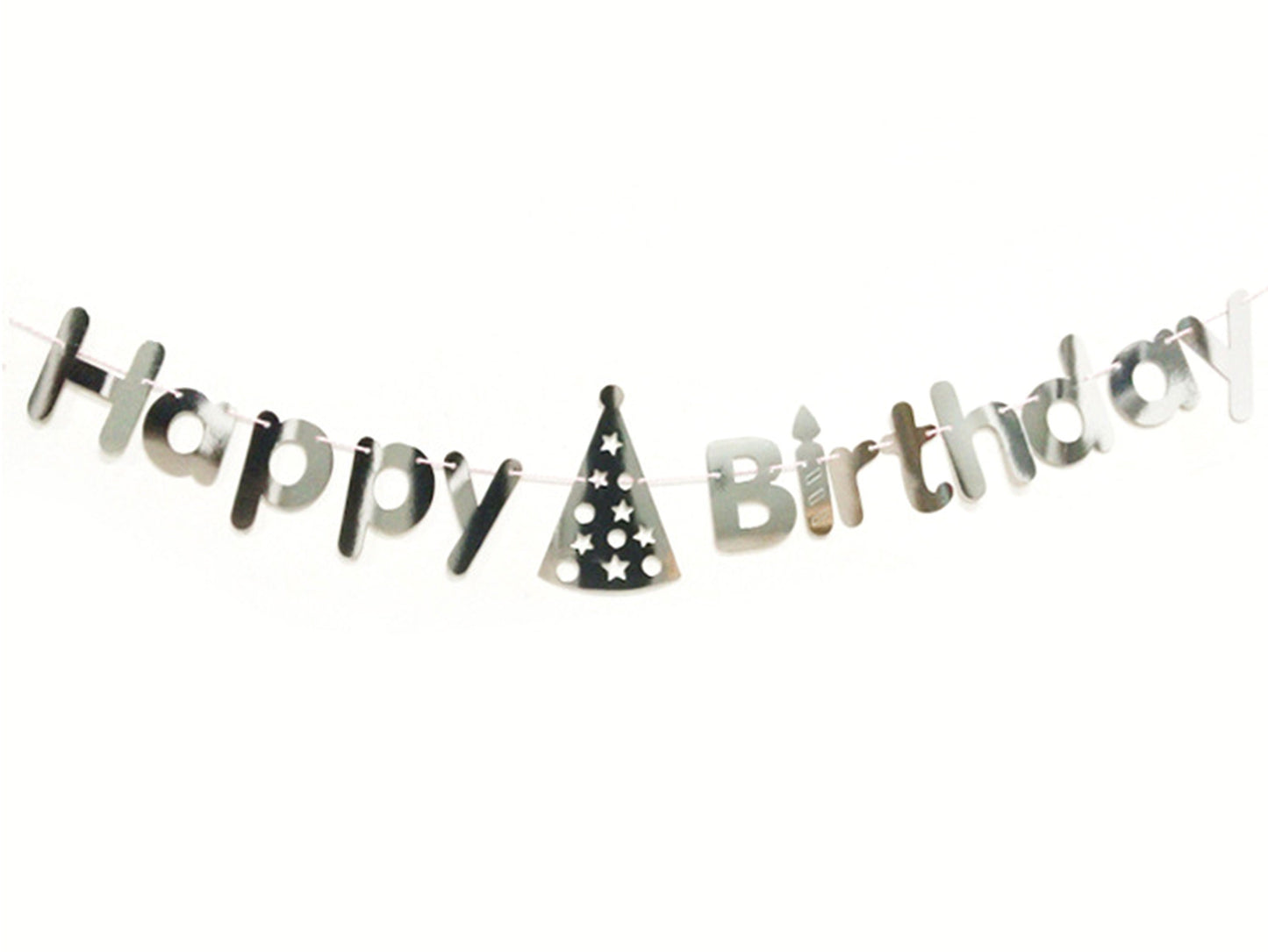Birthday Hat Banner, Birthday Party Bunting with Hat