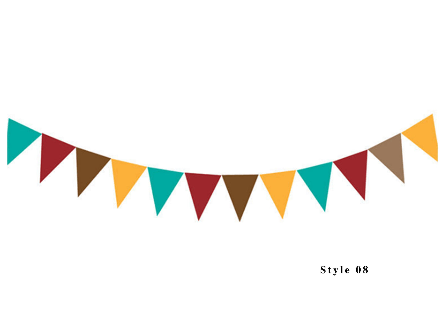 Party Bunting Banner, Colorful Party Bunting