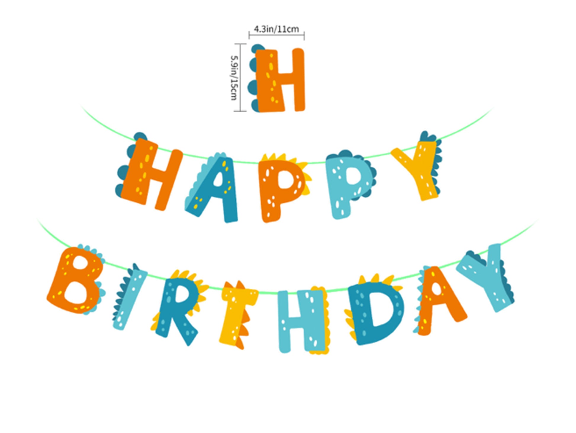 Dinosaur Birthday Banner