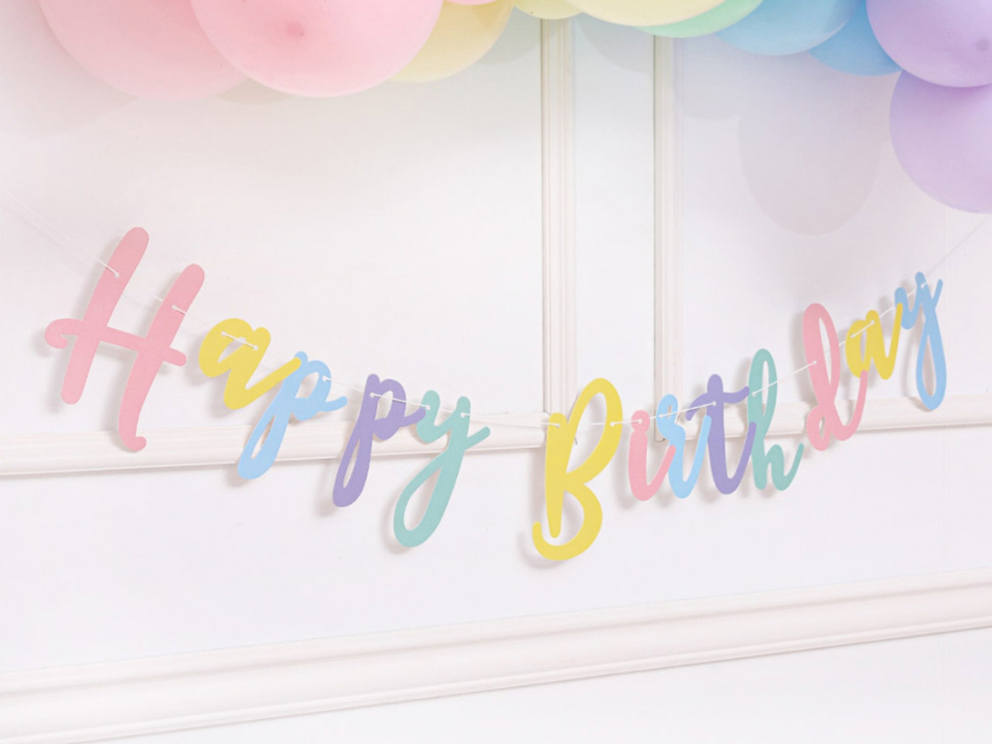 Macaron Birthday Banner