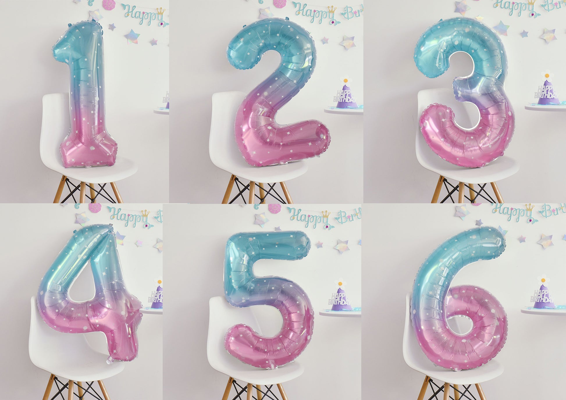 Starry Mermaid Balloons