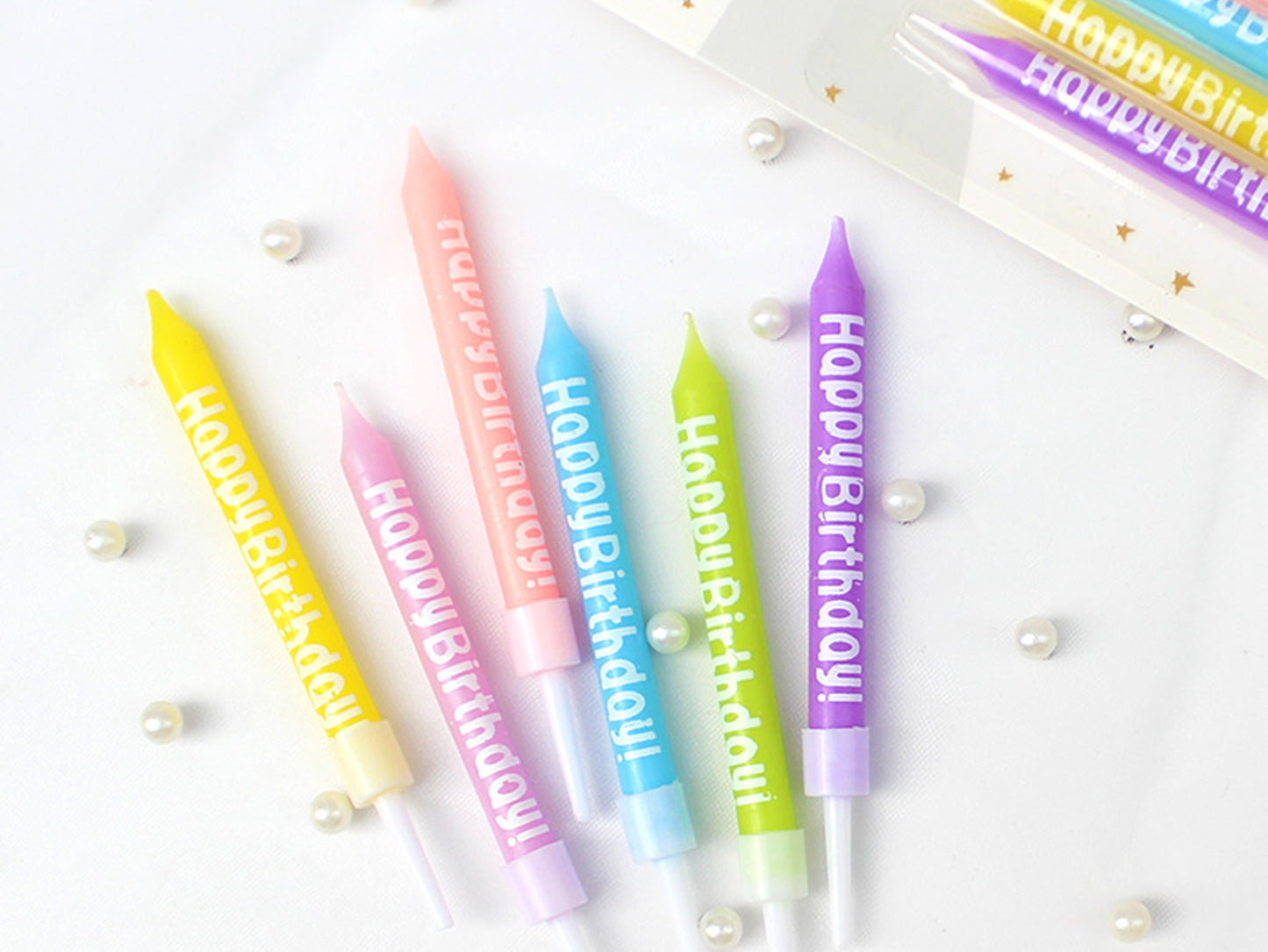 Macaron Pencil Candle