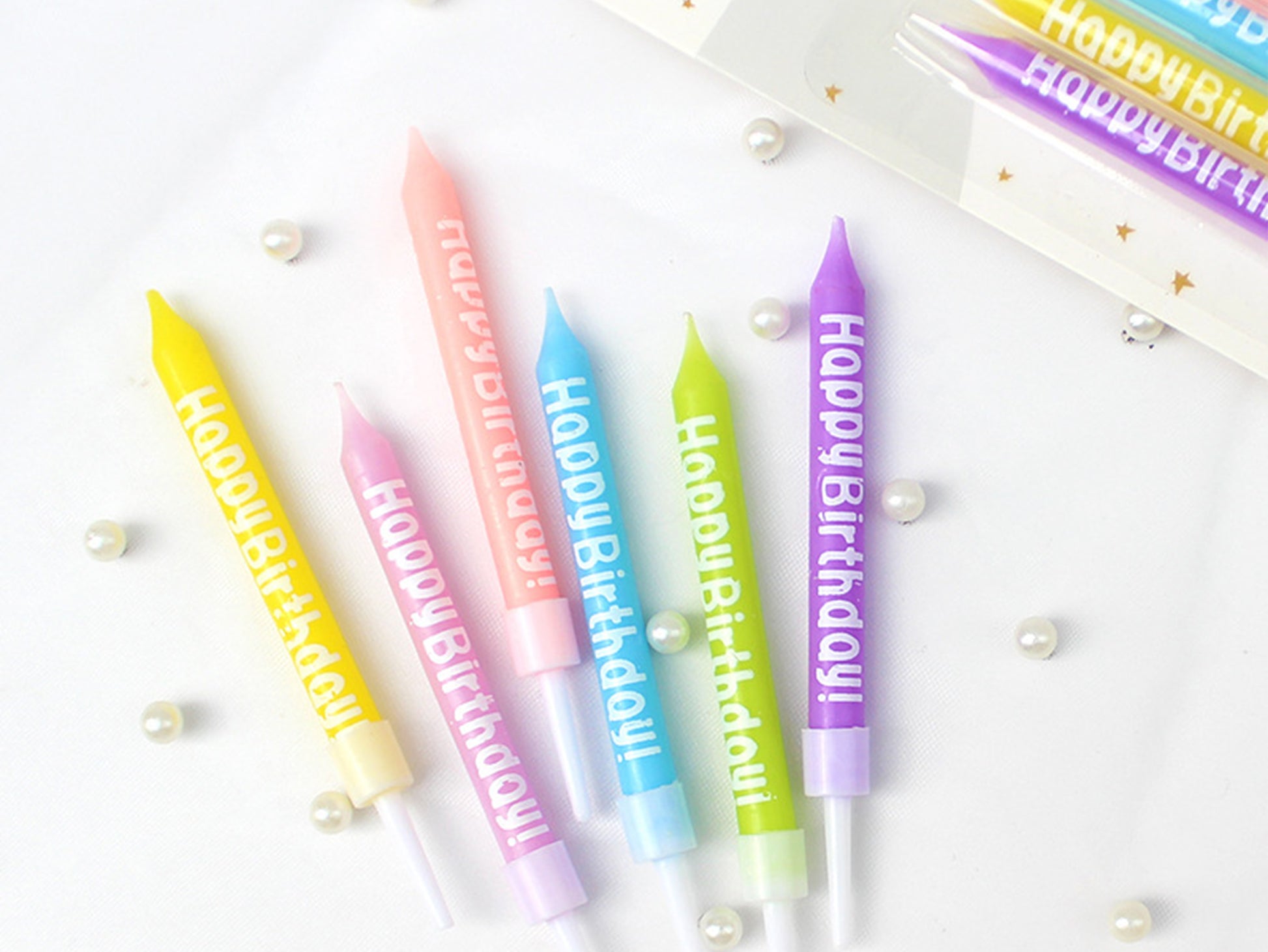 Macaron Pencil Candle