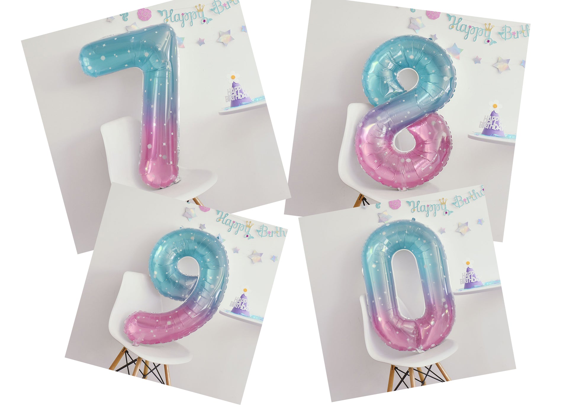 Starry Mermaid Balloons