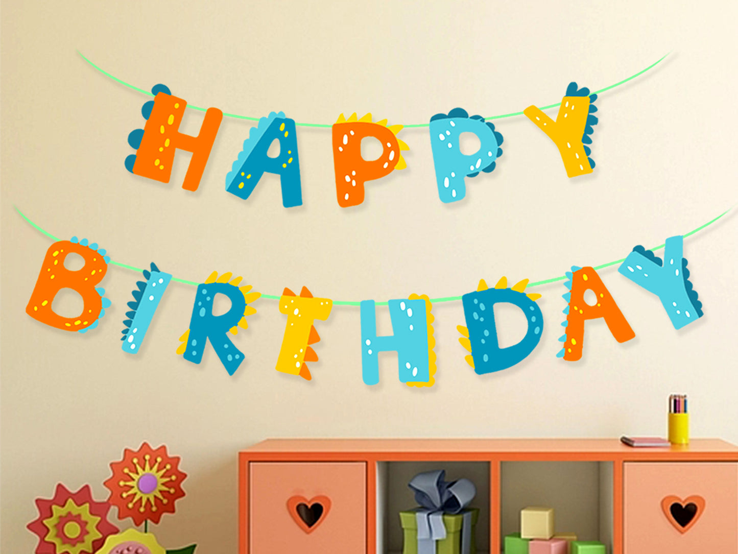 Dinosaur Birthday Banner