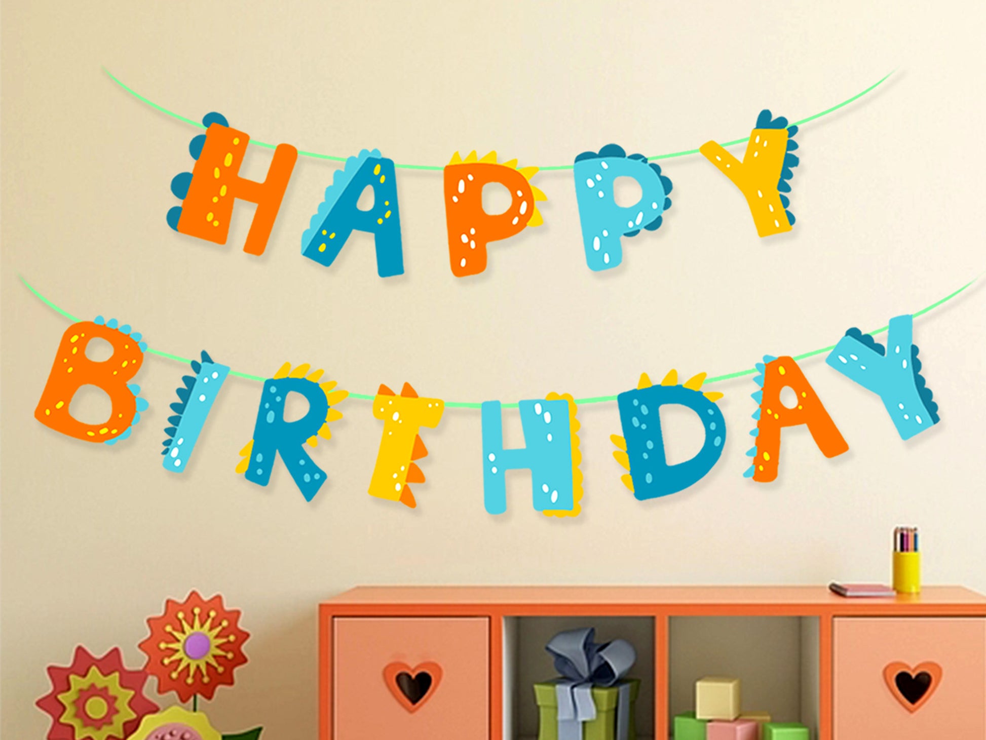 Dinosaur Birthday Banner