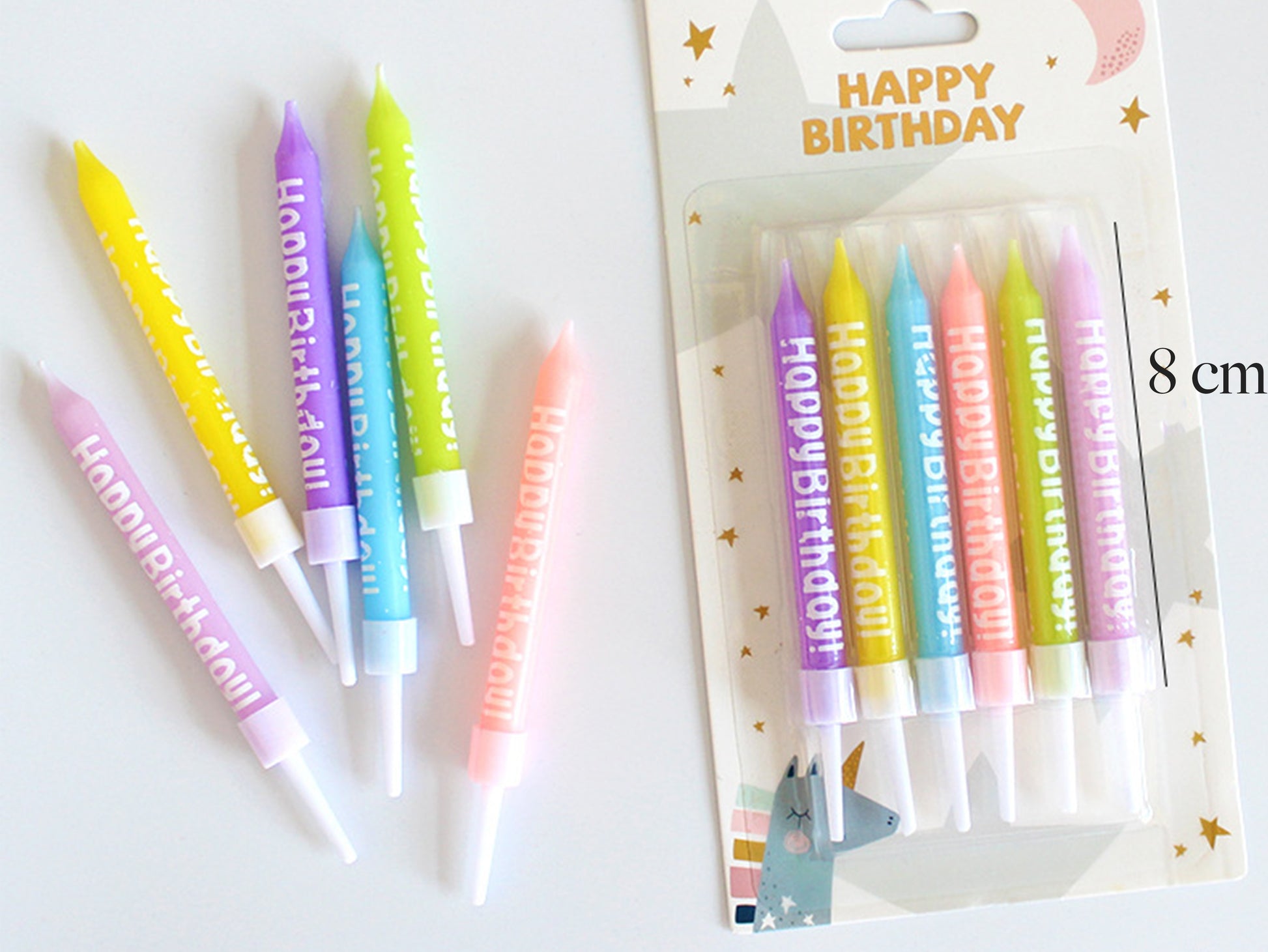 Macaron Pencil Candle