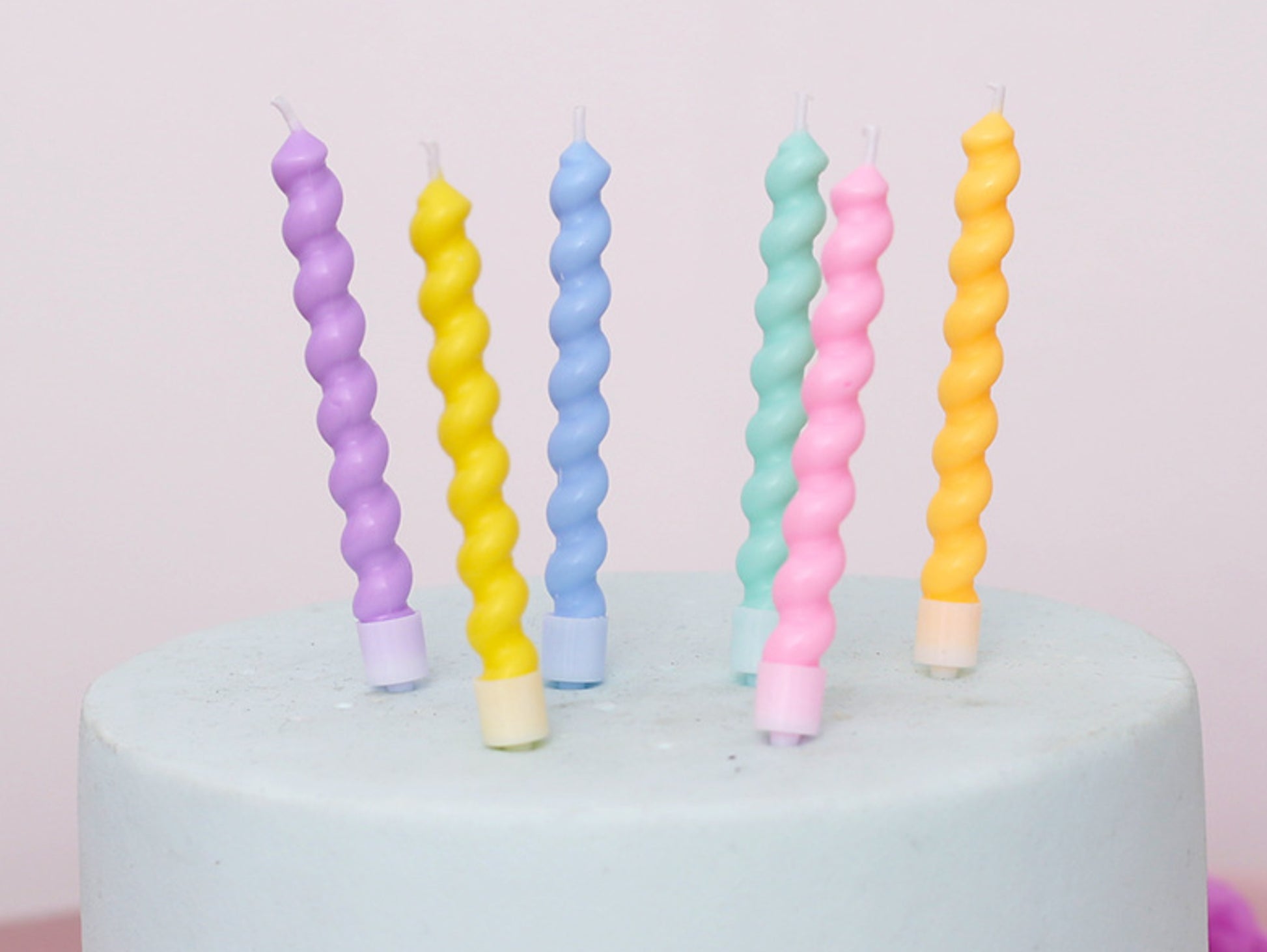 Macaron Twisty Candle