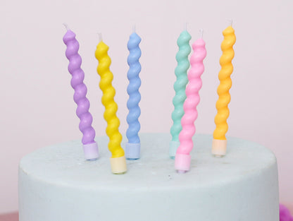 Macaron Twisty Candle