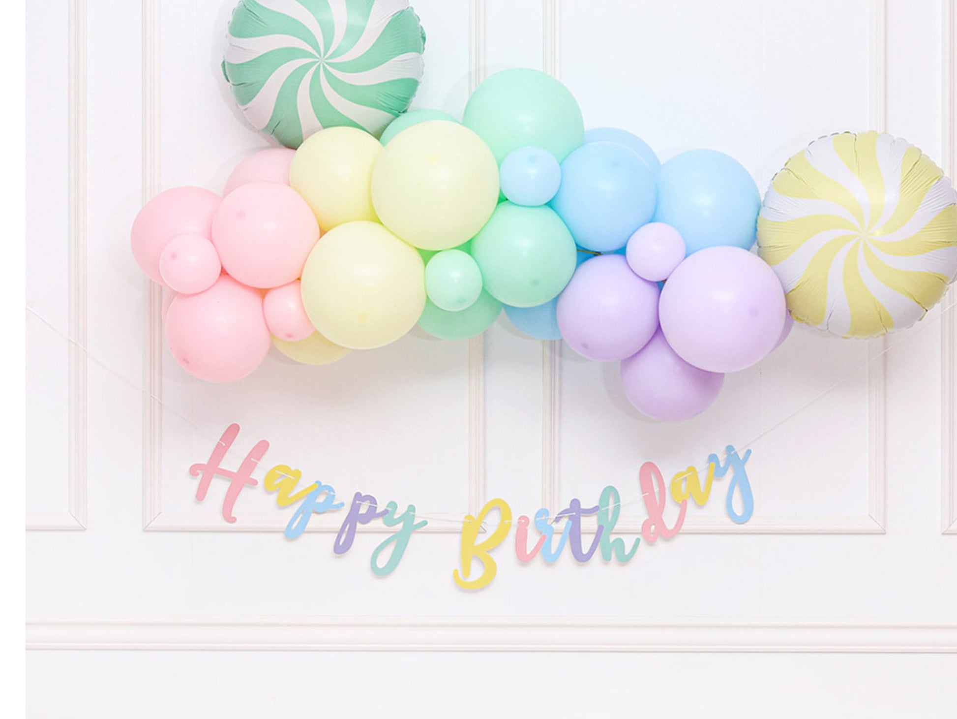 Macaron Birthday Banner