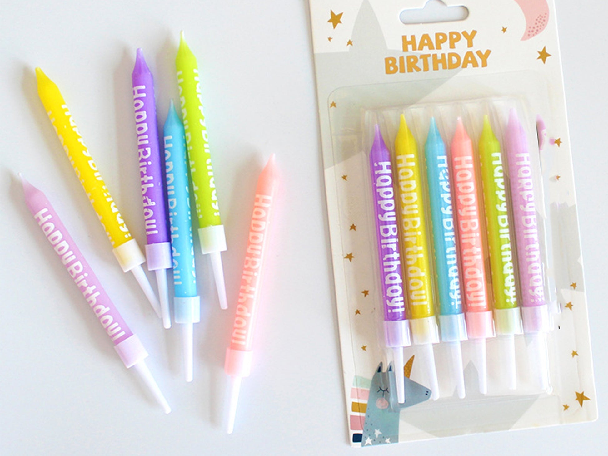 Macaron Pencil Candle