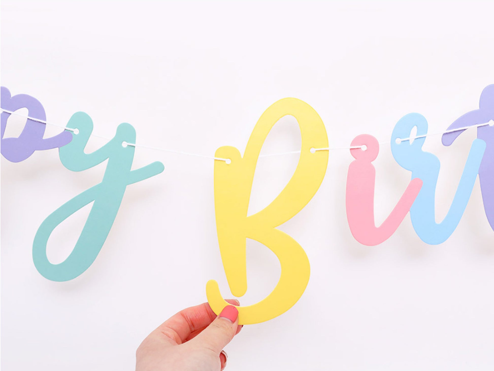 Macaron Birthday Banner