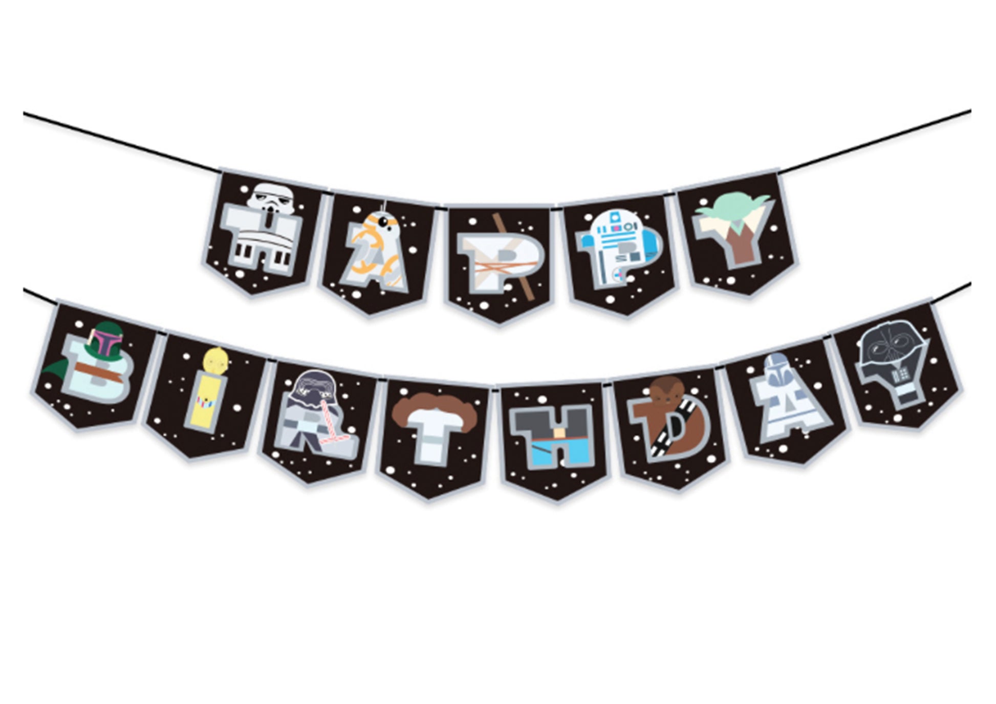 Star Wars Birthday Banners