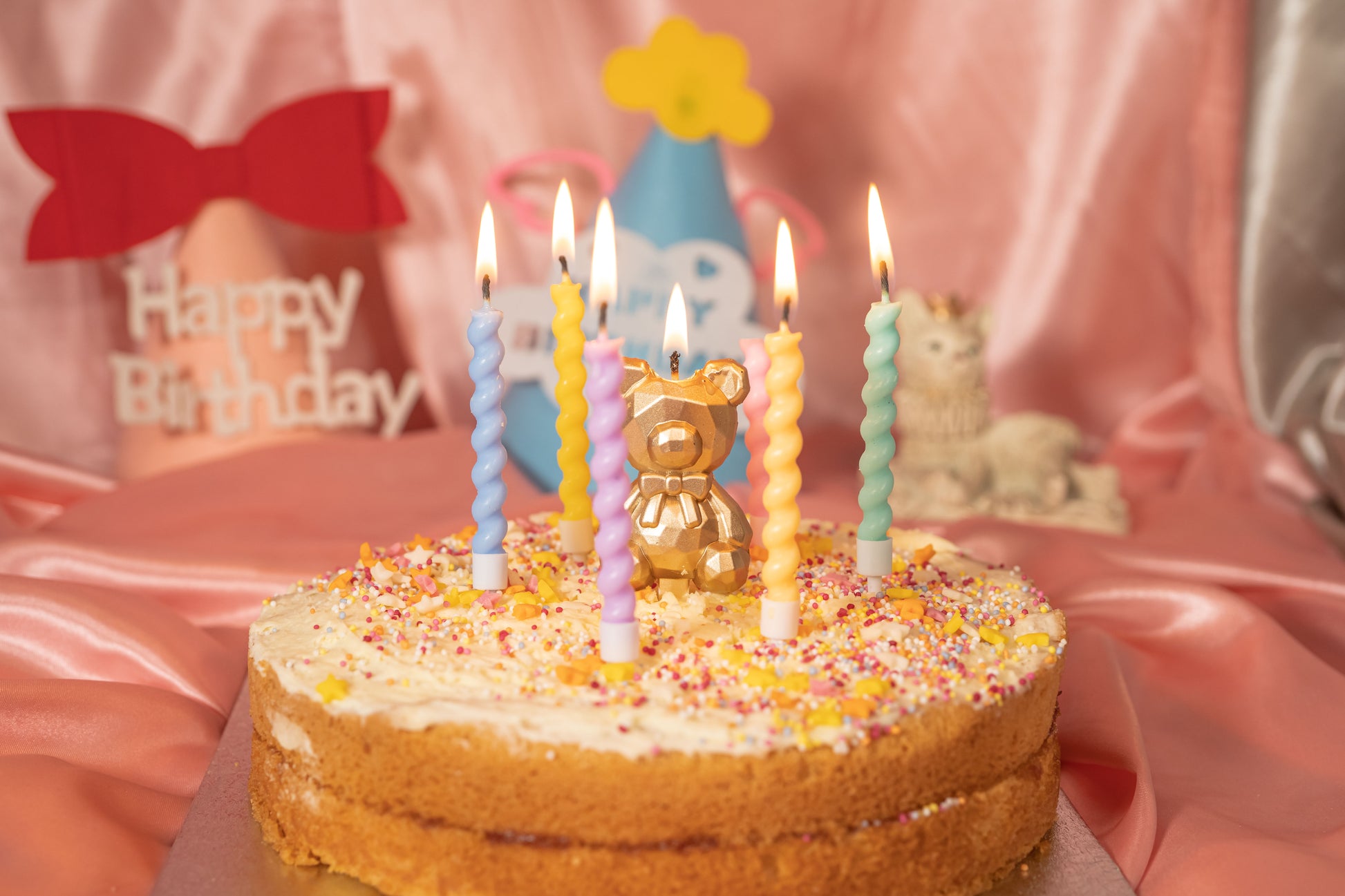 Macaron Twisty Candle