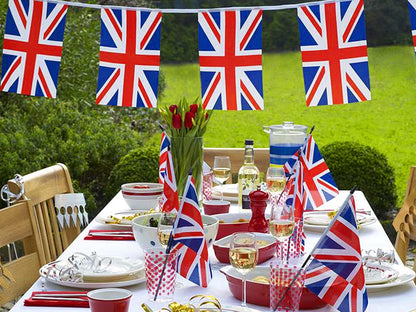 UK Bunting Flag Banner, Great Britain Bunting Flag Banner
