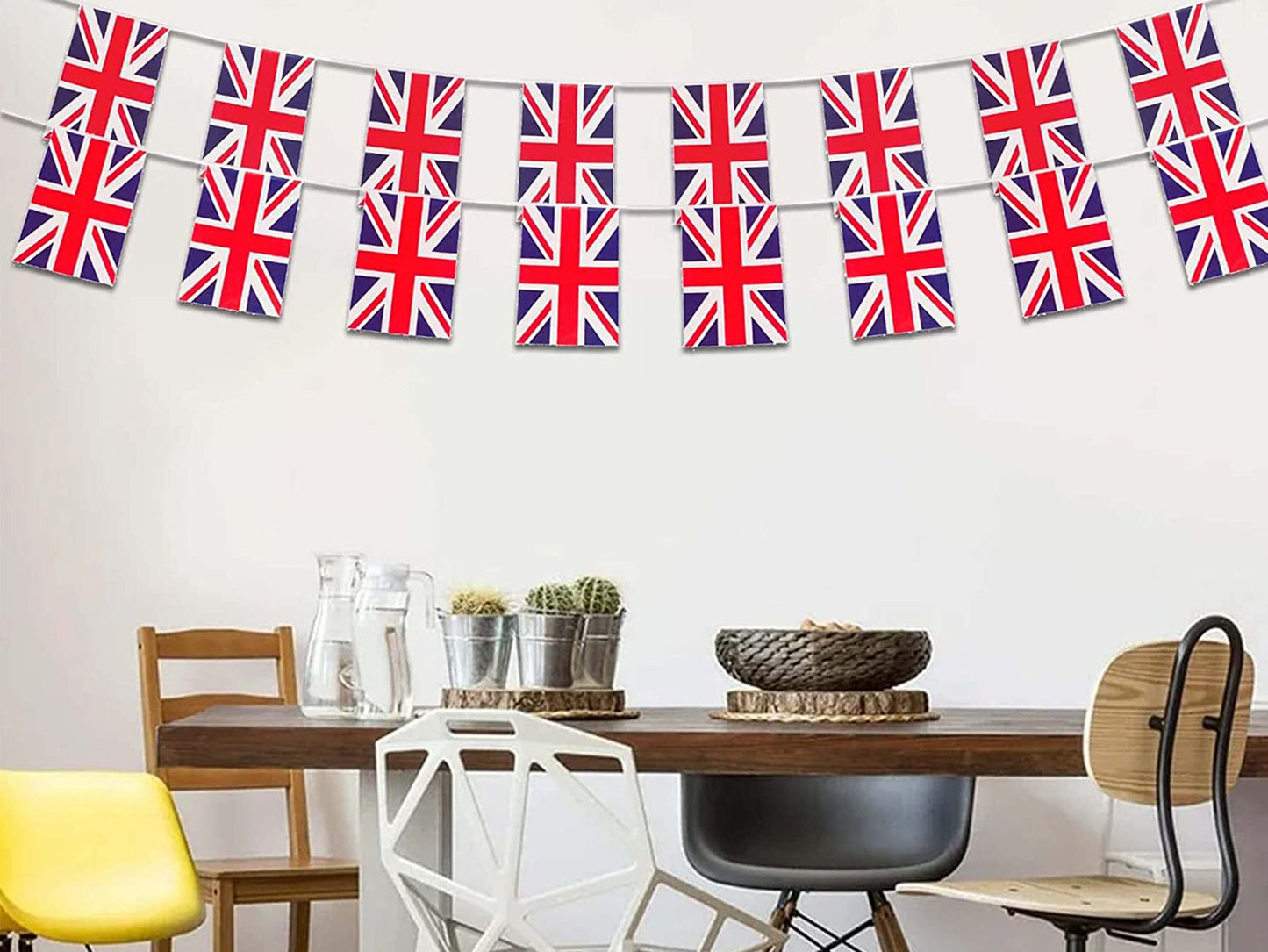UK Bunting Flag Banner, Great Britain Bunting Flag Banner