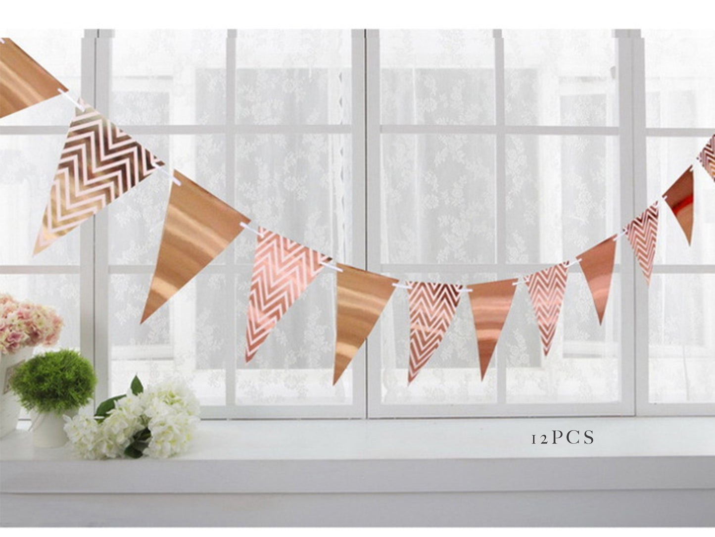 Laser Cut Birthday Banner, Happy Birthday Bunting Banner