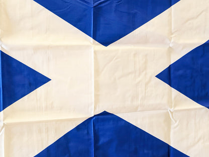 Flag of Scotland, St Andrew's Cross, Double Stitched, 5FT x 3FT