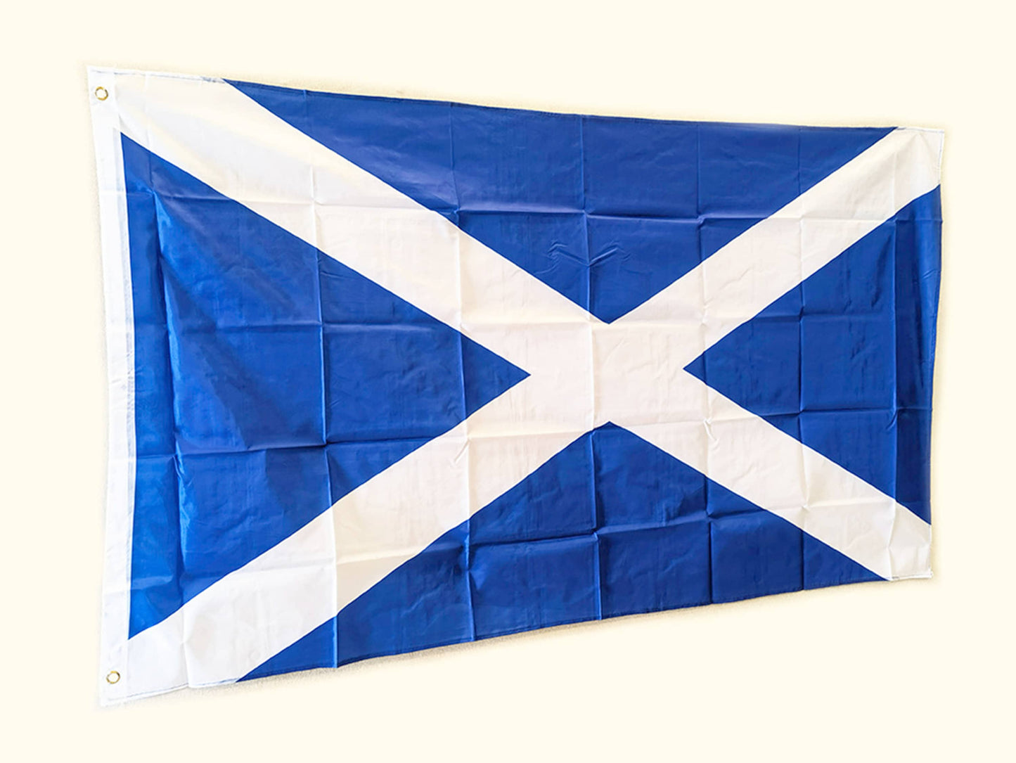 Flag of Scotland, St Andrew's Cross, Double Stitched, 5FT x 3FT