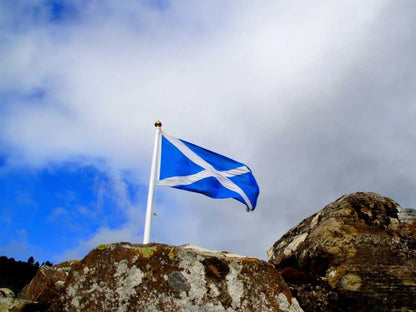 Flag of Scotland, St Andrew's Cross, Double Stitched, 5FT x 3FT