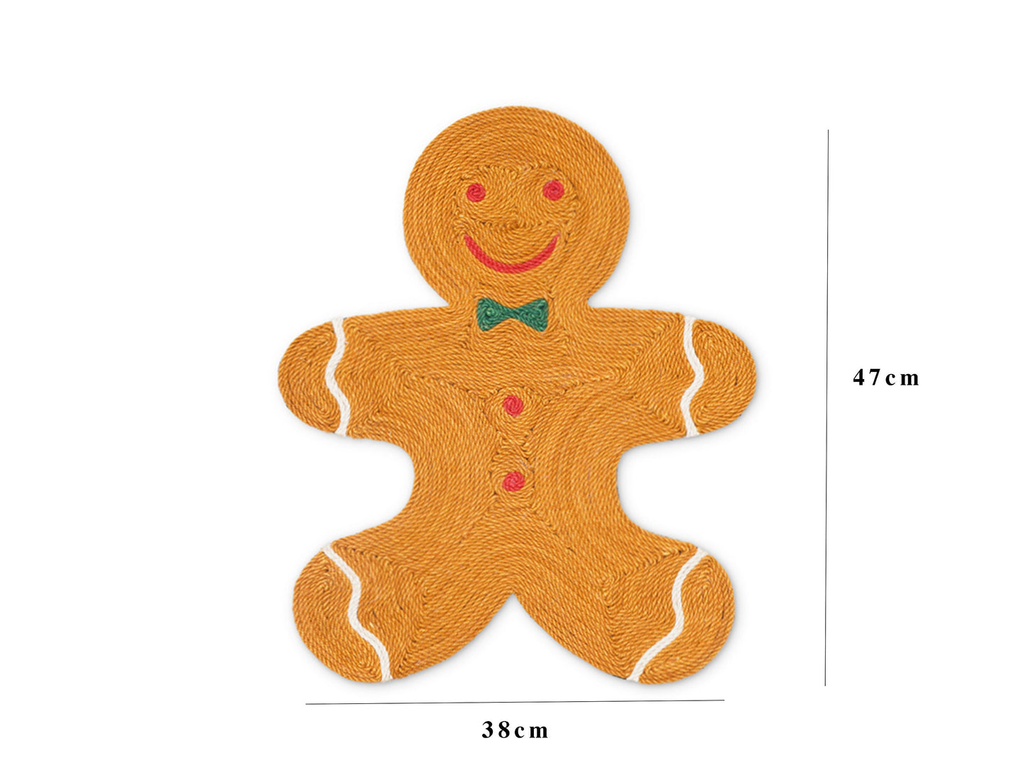 Gingerbread Man Cat Scratch Board, Cat Scratch Mat & Pad